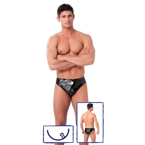 Latex Play Latex-Boxer mit Plug innen