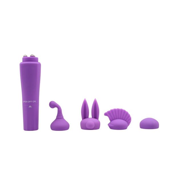 Chisa Stimulator mit 4 Köpfen Sweet (lila)