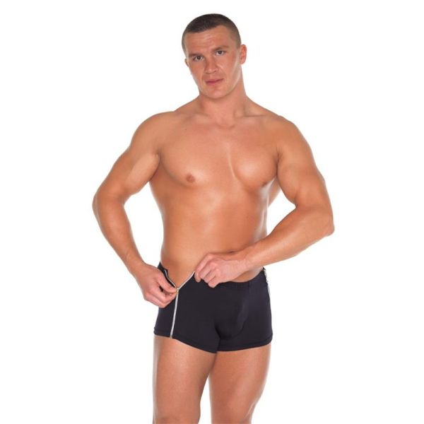Amorable Shorts mit 2 Reißverschlüssen Schwarz Einheitsgröße
