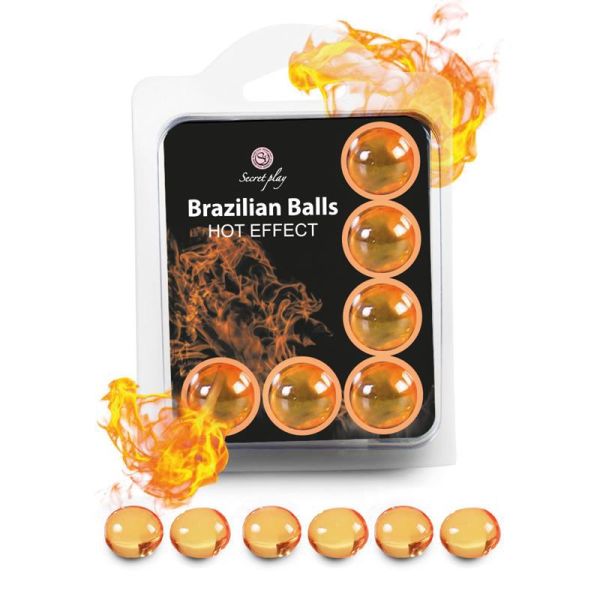 Secret Play 6er-Set Brazilian Balls mit Wärmeeffekt
