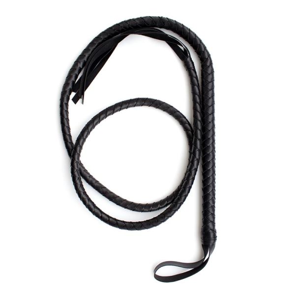 LateToBed Peitsche 2 Meter (Schwarz)