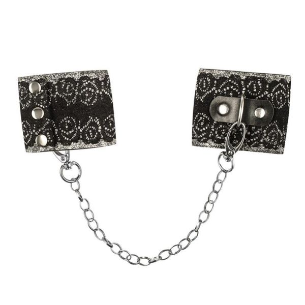 Obsessive Handfesseln mit Spitze, One Size
