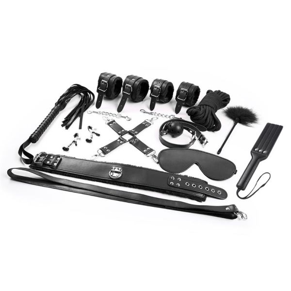 IntoYou 11-teiliges Bondage-Set (Schwarz)