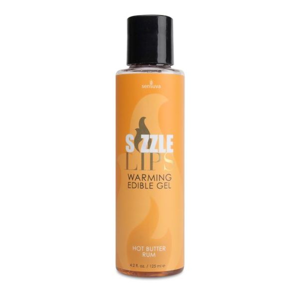 Sensuva Sizzle Lips essbares Wärmegel Butter-Rum 125 ml