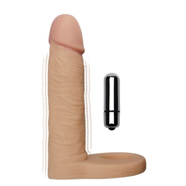 Lovetoy ultraweiche Hülle für doppelte Penetration 5,8" mit Vibration