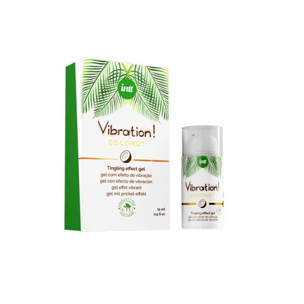 INTT flüssiger Vibrator Kokos, 100% vegan, Wärmeeffekt