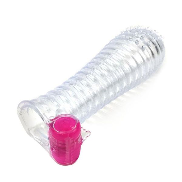 A-Gusto vibrierende Penis-Sleeve, transparent