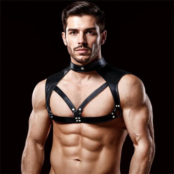 IntoYou Darius Brustharness für Männer, Veganleder