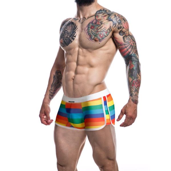 Cut4men C4M06 Athletic Trunk Regenbogen
