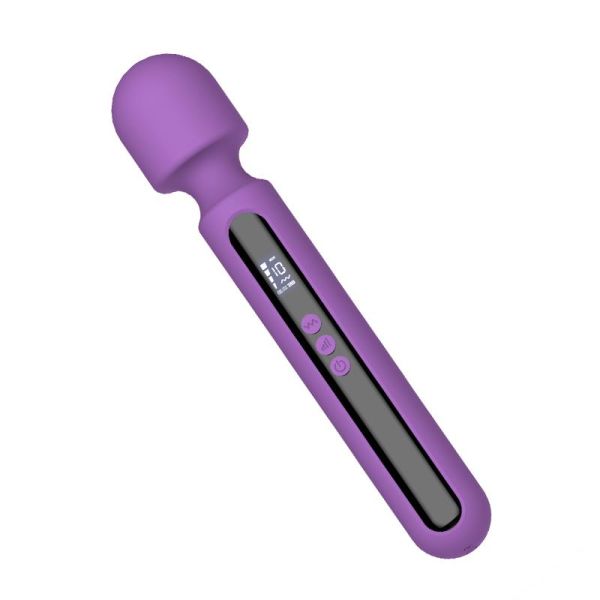 Digital Aura Wand-Massagestab mit digitalem LED-Display, groß