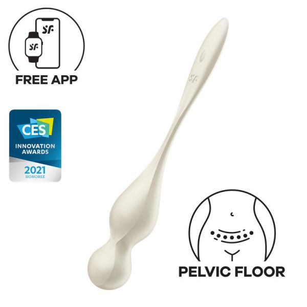 Satisfyer Love Birds 1 Liebeskugeln (Weiß)