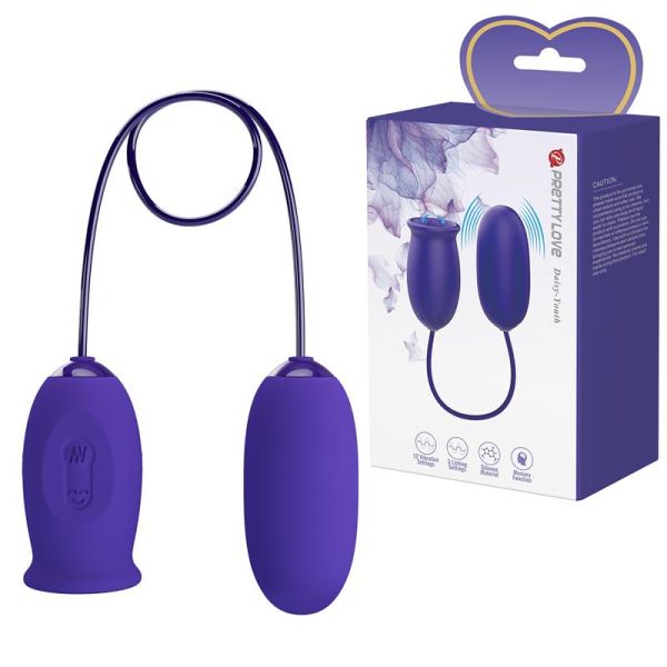 Pretty Love Daisy Youth Vibro-Ei mit leckender Zunge