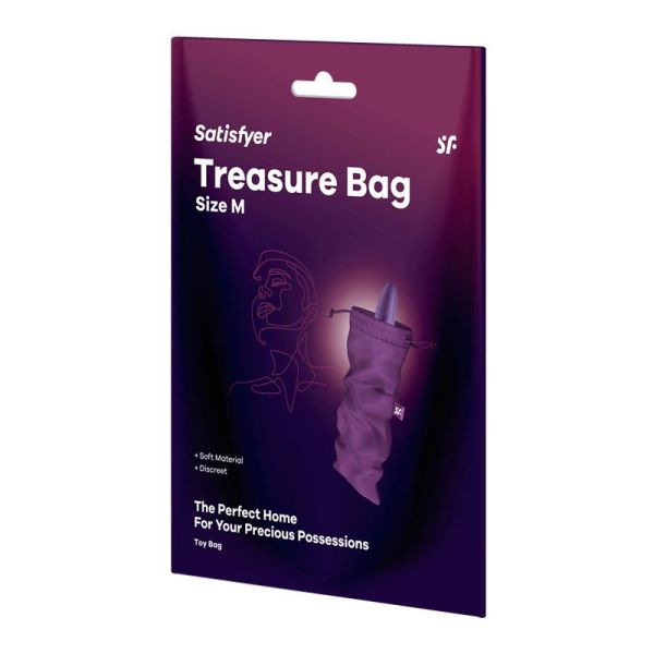 Satisfyer Aufbewahrungstasche Treasure Bag, Größe M (Lila)