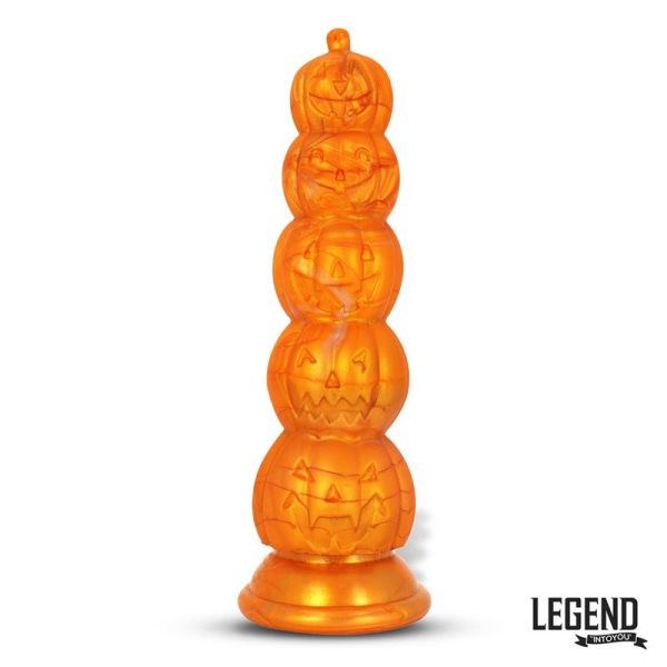 Legend Pumpkron Kürbis-Dildo Flüssigsilikon 19,7 cm