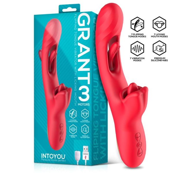 IntoYou Grant schlagende Zunge mit 360º leckendem Mund