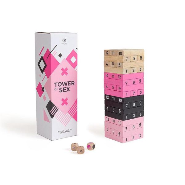 Secret Play Holzspiel Tower of Sex (mehrsprachig inkl. Deutsch)