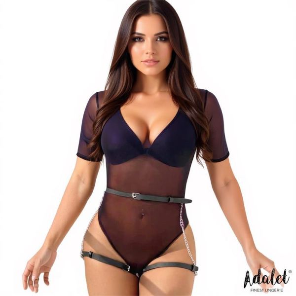 Adalet Lingerie Oriana Po-Harness mit Kette, One Size