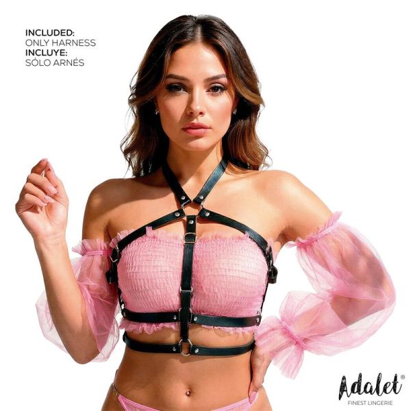 Adalet Lingerie Elva Brustharness aus Veganleder, One Size