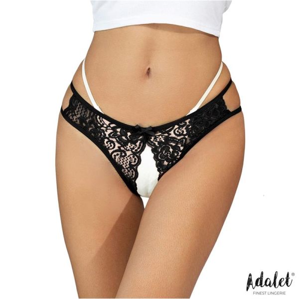 Adalet Lingerie Hope offener Slip (Schwarz)