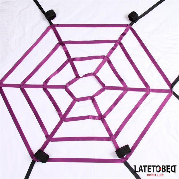 LateToBed Spinnennetz-Bettbondage