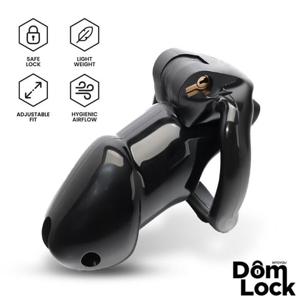 Domlock Guard Keuschheitskäfig mit Innenschloss Größe M