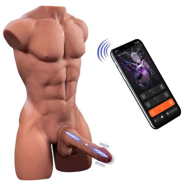 XISE Henry Torso mit abnehmbarem, stoßendem Dildo