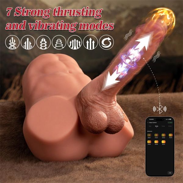 XISE Jonah Halbtorso mit abnehmbarem Dildo