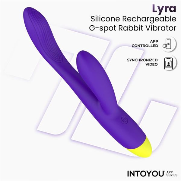 IntoYou Lyra G-Punkt Rabbit-Vibrator (Lila)