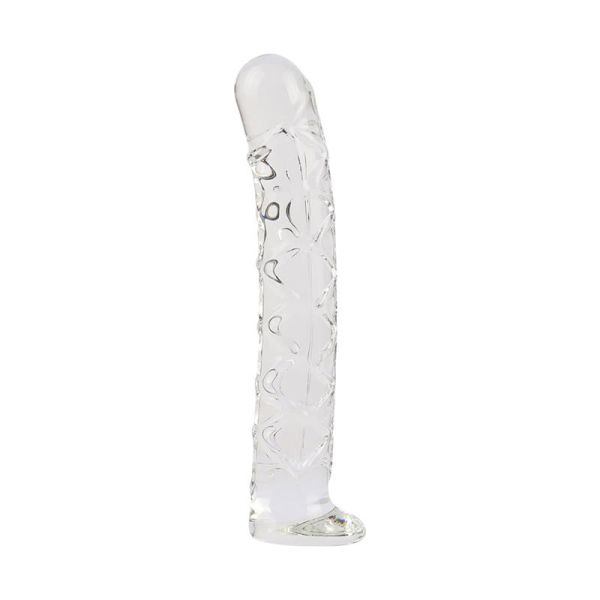 Chisa geäderter Glasdildo für Einsteiger 6,5"