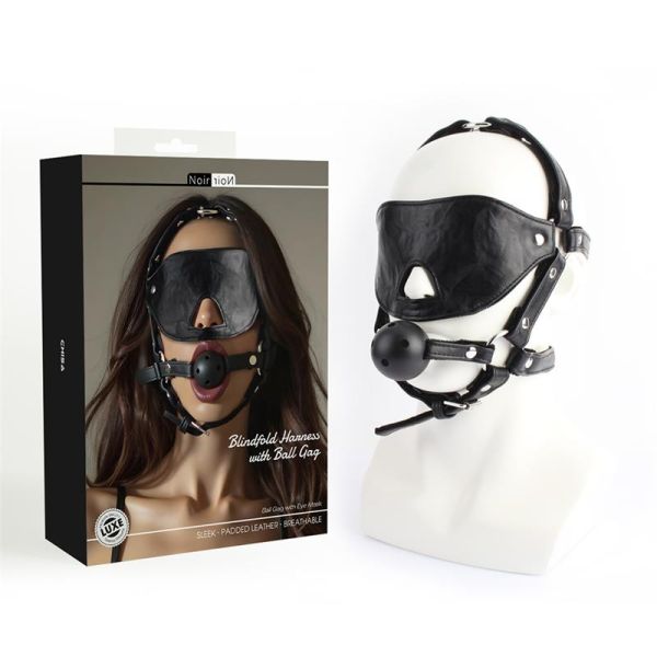 Chisa Kopf-Harness mit Augenbinde und Knebel
