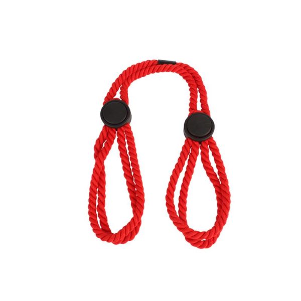 Chisa Bondage Cotton Handschellen Rot Fesseln