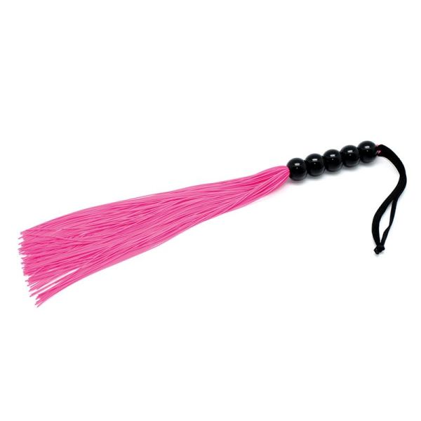 Bondage Play Flogger Silikon Rosa 38 cm